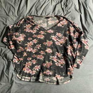 Oversized thermal long sleeve